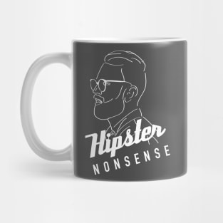 Hipster Nonsense (Hipster Dude) Mug